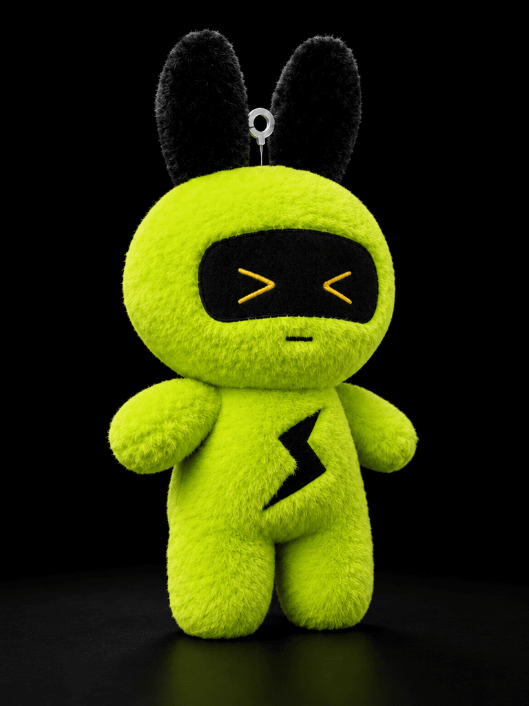 Peluche 404 de frente, ligeramente girado