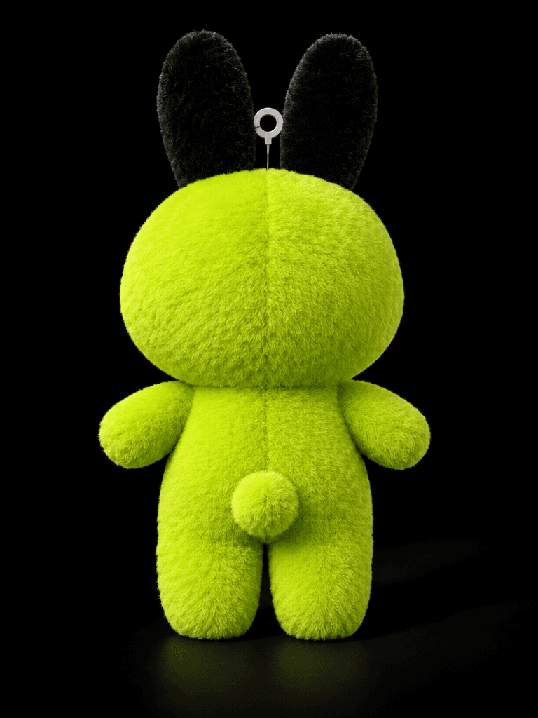 Peluche 404 de espaldas